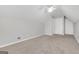 Large bedroom with double closets and ceiling fan at 1281 Ohara Dr, Mcdonough, GA 30253