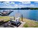 Relaxing lakeside chair overlooking calm water and marina at 4194 Argonne Dr, Villa Rica, GA 30180