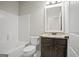 Clean bathroom with granite vanity, bathtub, and updated fixtures at 125 Leverett Ct, Fayetteville, GA 30215