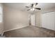 Bedroom with carpet flooring and ceiling fan at 78 Candlelight Ln, Atlanta, GA 30331