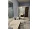 Bathroom features a large vanity, shower and garden tub at 2531 Quentin Dr, Jonesboro, GA 30236