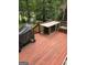 Spacious deck with built-in seating and a grill at 2531 Quentin Dr, Jonesboro, GA 30236