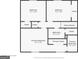Upper floor plan, including primary bedroom and additional bedrooms with closets at 648 Overlook Ct, Jonesboro, GA 30238