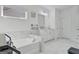 Spa-like bathroom featuring a soaking tub and double vanity at 3290 Stock Saddle Pl, Cumming, GA 30040