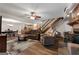 Spacious living room with a fireplace and hardwood floors at 3110 Highway 20 W, Hampton, GA 30228