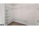 Spacious walk-in closet with wire shelving at 1218 Heartwood Ave, Mcdonough, GA 30253