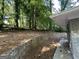 Home with a sloped backyard and retaining wall at 3207 Cloverhurst Dr, East Point, GA 30344