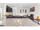 Spacious kitchen features granite countertops and a large island at 1705 Labonte Pkwy, Mcdonough, GA 30253