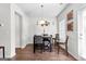 Bright dining area with a table and chairs near the back door at 1705 Labonte Pkwy, Mcdonough, GA 30253