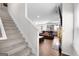 Carpeted staircase leading to the upper level at 1705 Labonte Pkwy, Mcdonough, GA 30253