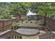 Private backyard with wooden deck and fenced in at 520 Connally Se St, Atlanta, GA 30312