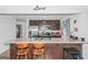 Eat-in kitchen with stainless steel appliances and island at 825 S Bethany Rd, Locust Grove, GA 30248