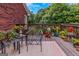 Deck with seating area, potted plants, and a view of the backyard at 825 S Bethany Rd, Locust Grove, GA 30248