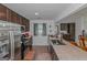 Modern kitchen with stainless steel appliances at 825 S Bethany Rd, Locust Grove, GA 30248