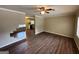 Open concept living room with kitchen view at 245 Argus Nw Cir, Atlanta, GA 30331