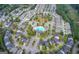 Aerial view of community pool and homes at 844 Venture Sw Way, Atlanta, GA 30331