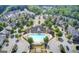 Community pool and surrounding homes at 844 Venture Sw Way, Atlanta, GA 30331
