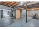 Unfinished basement area with utility hookups at 3142 Brooks Dr, Snellville, GA 30078