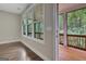 Sunroom with access to a screened porch at 173 Mulberry Ct, Peachtree City, GA 30269