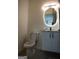 Modern bathroom with a sleek vanity and toilet at 3419 Hamilton Ave, Hapeville, GA 30354