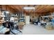 Unfinished basement workshop with ample storage at 1461 Hada Ln, Lawrenceville, GA 30043