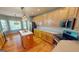 Spacious kitchen boasts an island, stainless steel appliances, and ample cabinetry at 1461 Hada Ln, Lawrenceville, GA 30043