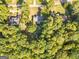 Aerial view of property and surrounding neighborhood, showing location and lot size at 125 Laney Ct, Mcdonough, GA 30252