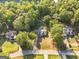Aerial view of a neighborhood with houses and lush trees at 125 Laney Ct, Mcdonough, GA 30252