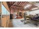 Unfinished basement garage with boat and storage at 270 Emerald Lake Dr, Fayetteville, GA 30215