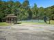 Community tennis courts and gazebo at 270 Emerald Lake Dr, Fayetteville, GA 30215