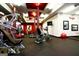 Modern fitness center with exercise equipment at 150 Dockside Dr # 382, Fayetteville, GA 30215