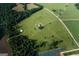 Aerial view of property showing house, barn, and large lot at 1530 Highway 11, Mansfield, GA 30055