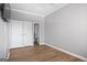 Spacious bedroom with wood floors and closet at 3060 Nw Pharr Cts # 317, Atlanta, GA 30305