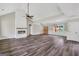 Open living room with fireplace and high ceilings at 585 Highway 155 North N, Mcdonough, GA 30252
