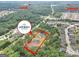 Aerial view showcasing a new build home's location and surrounding area at 585 Highway 155 North N, Mcdonough, GA 30252