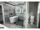 Bathroom with freestanding bathtub and walk-in shower at 3299 Sims St, Hapeville, GA 30354