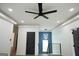 Open upper landing with modern staircase and lighting at 3299 Sims St, Hapeville, GA 30354