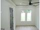 Bright bedroom with hardwood floors and ceiling fan at 3299 Sims St, Hapeville, GA 30354