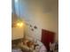 Open living area with vaulted ceiling and comfy seating at 2237 Wind Rose Ct, Lithonia, GA 30058