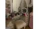 Elegant vanity with glass top and ample storage at 2237 Wind Rose Ct, Lithonia, GA 30058