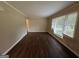 Spacious living room featuring hardwood floors and large windows at 2241 Sharon Way, Decatur, GA 30032