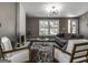Elegant living room with a marble fireplace and comfortable seating at 2029 Detroit Nw Ave, Atlanta, GA 30314