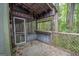 Screened porch deck overlooking a wooded area at 120 Cannon Dr, Fayetteville, GA 30214