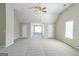 Bright bedroom with vaulted ceiling and carpet flooring at 3203 Lower Creek Dr, Douglasville, GA 30135