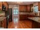 Spacious kitchen with granite countertops and wooden cabinets at 5447 Centry Dr, Villa Rica, GA 30180