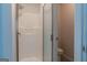 Small bathroom with shower and toilet at 5447 Centry Dr, Villa Rica, GA 30180