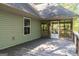 Wooden deck adjacent to house and screened porch at 5447 Centry Dr, Villa Rica, GA 30180
