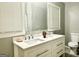 Double vanity bathroom with updated fixtures at 1196 Burbank Trl, Morrow, GA 30260