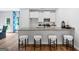 Modern kitchen with granite countertops and breakfast bar at 1925 School House Ln, Temple, GA 30179