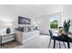 Small bedroom with daybed and desk at 1925 School House Ln, Temple, GA 30179